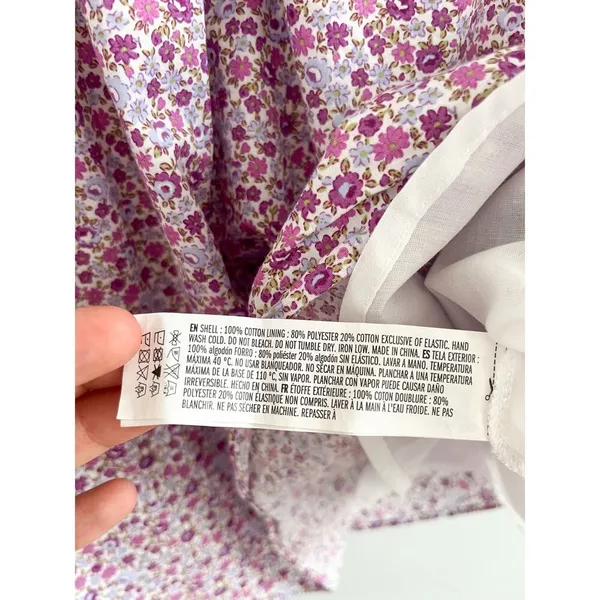 Tuckernuck | Hyacinth House | Purple Floral Periwinkle Mini Dress | Sz XS - Image 8