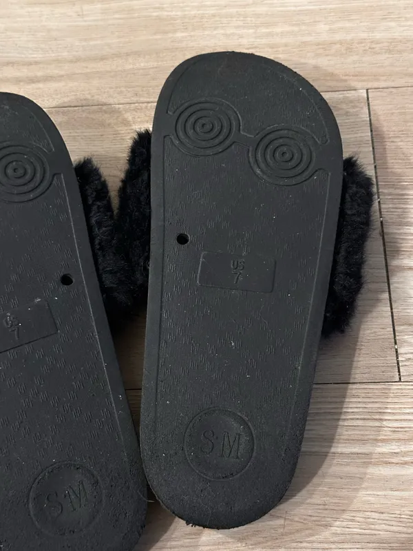 Steve Madden Slides Fuzzy - Image 5