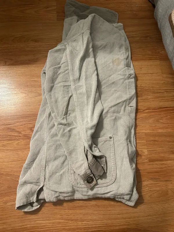 Corduroy jacket Gray Size L - Image 2
