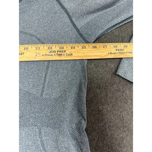 Lululemon Swifty Tech Long Sleeve Size 6 Green Athletic Running‎ Shirt Top Logo - Image 3