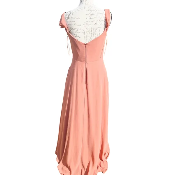 Birdy Grey Devin‎ Maxi Dress Convertible Chiffon Terracotta Small - Image 9