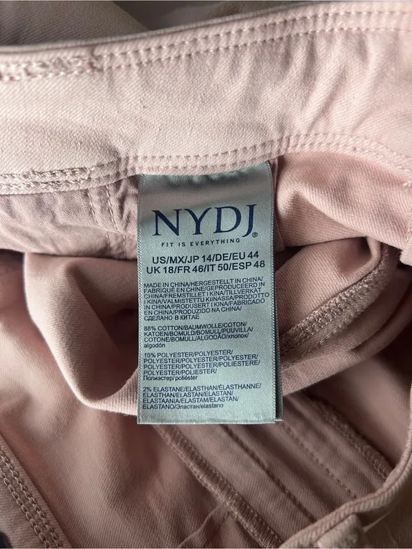 NYDJ Mona High Waist Ankle Wide Leg Trouser Jeans — Size 14 NWT - Image 11