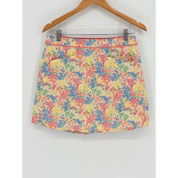 RLX Ralph Lauren Floral‎ Golf Skort Womens Medium Multicolor Activewear Skirt - Image 3