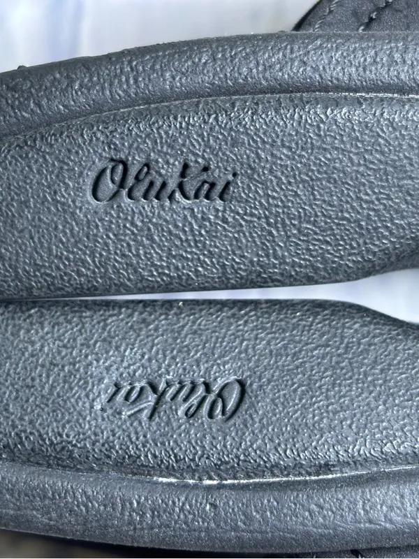 OluKai Ohana Sandals Womens Size 11 Black Flip Flops Thong Comfort Summer - Image 12