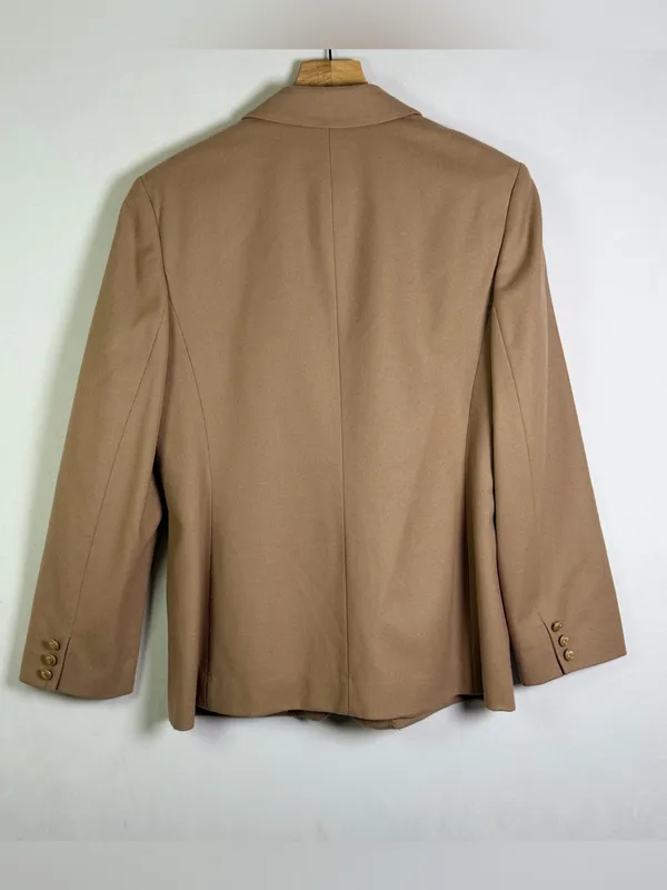 Pendleton Women’s Sz 10 Beige Wool Blazer Crest Buttons Old Money USA Vintage - Image 7