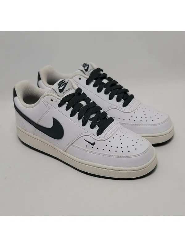Women's Nike Court Vision Low White Green Sneakers Size 7.5 FV9952-101 - Image 13