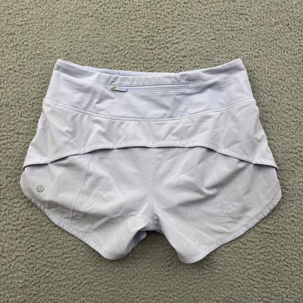 Lululemon Speed Up Shorts Mid Rise 4" Pastel Blue Athletic Athleisure Women's 4 - Image 2
