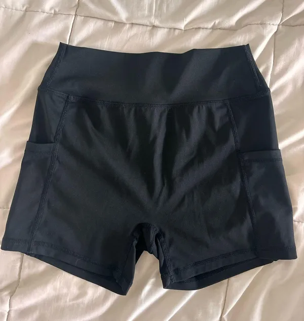 Amazon Biker Black Shorts - Image 2