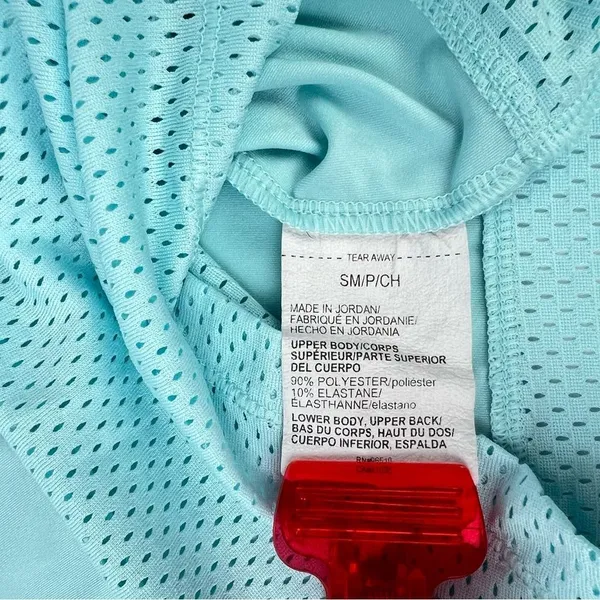 Under Armour Breathelux Mint Green Mesh Spaghetti Strap Tank Top‎ Size Small - Image 8