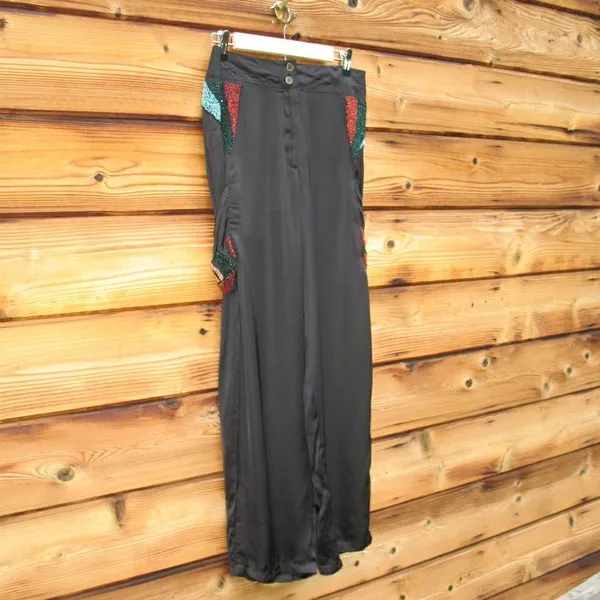NWT Anthro Raga HTF RARE Beaded Pants - Image 5
