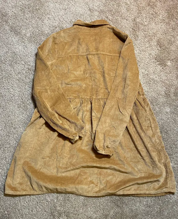 American Eagle CORDUROY BABYDOLL SHIRT DRESS - Image 7