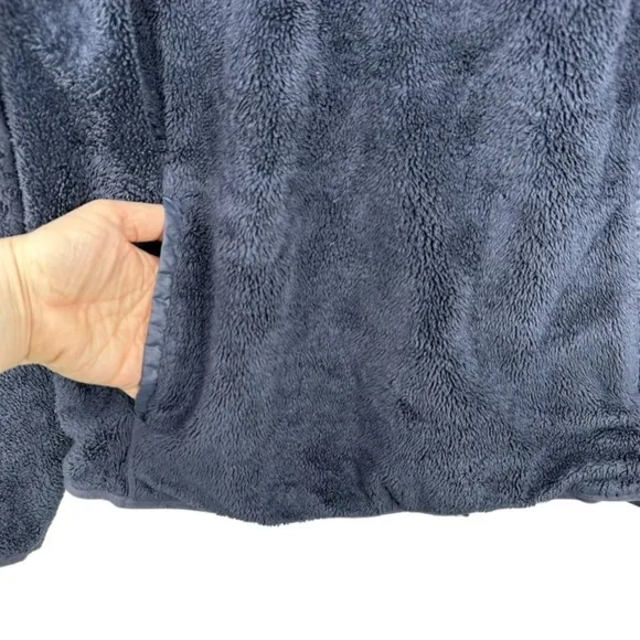 The North Face Osito Snap Neck Fleece Pullover Jacket‎ Blue Purple Womens Medium - Image 3