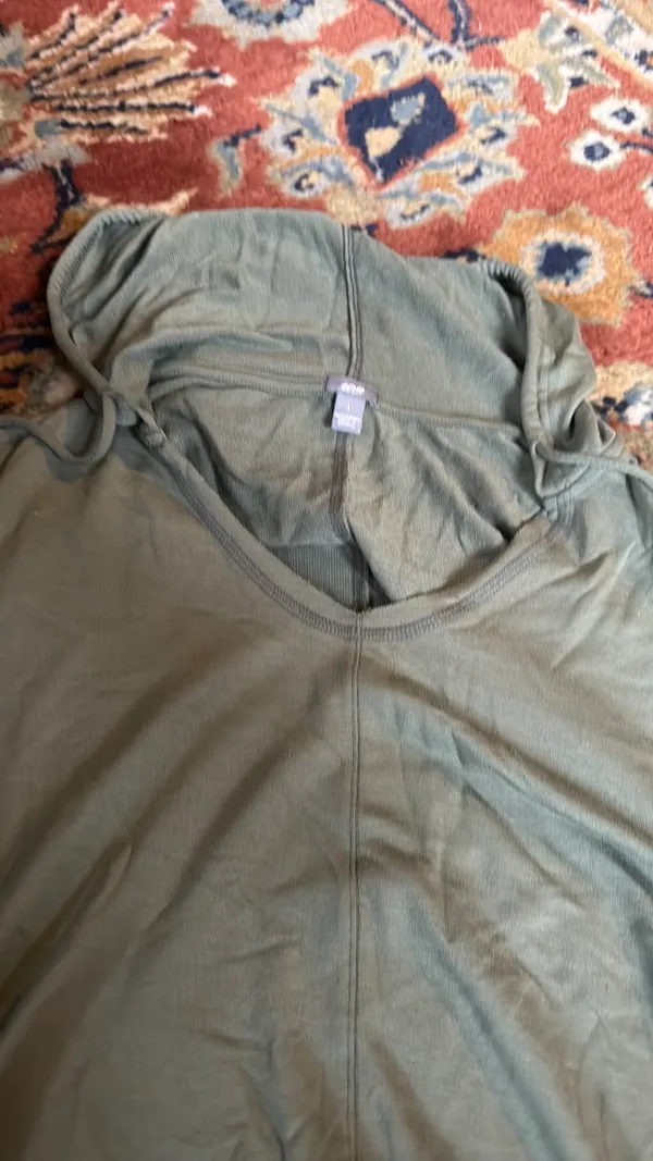 American Eagle Aerie Sage Green Hoodie - Image 3