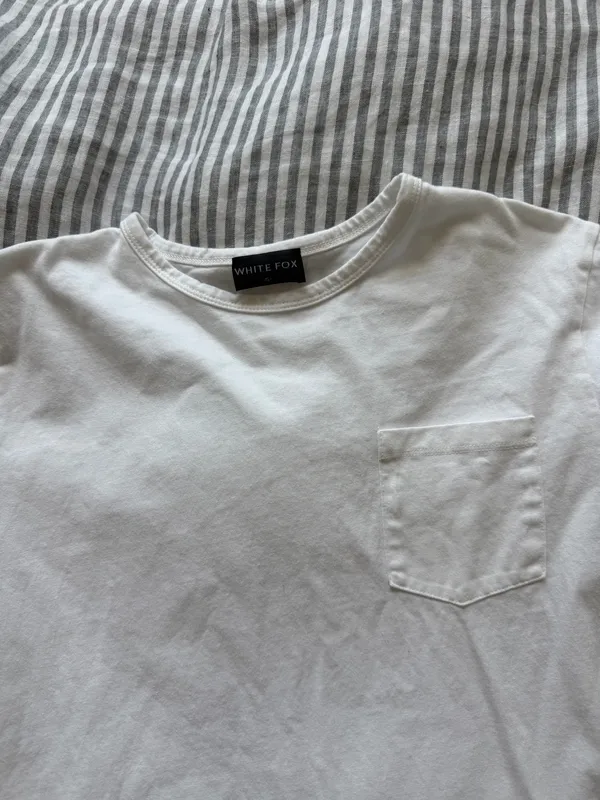 whitefox plain white tee - Image 2