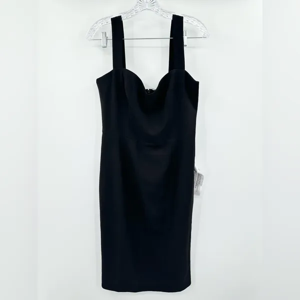 Dress the Population‎ Nicole Sweetheart Neck Black Cocktail Dress NEW Size Large - Image 2