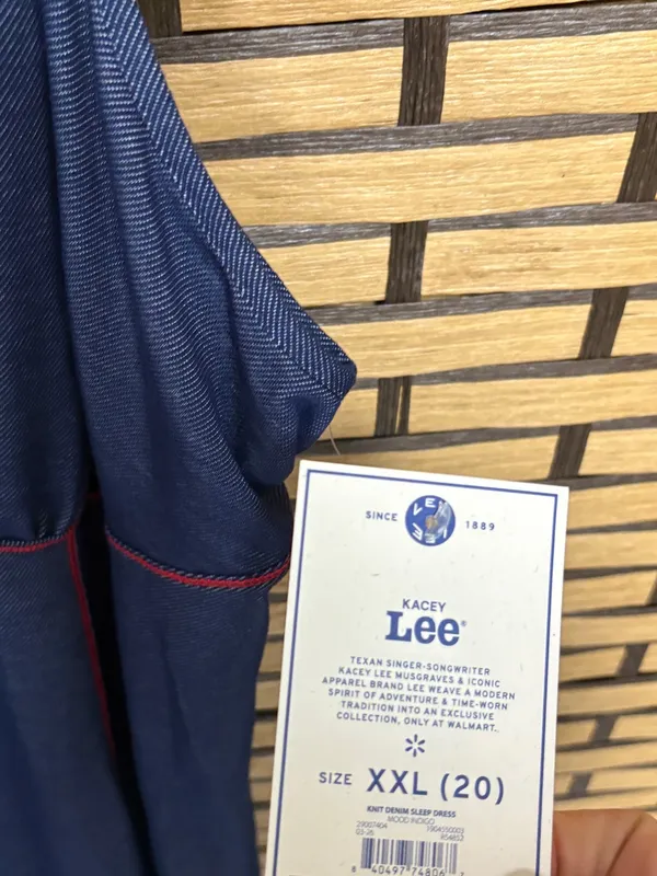 Lee denim night gown size XXL - Image 6