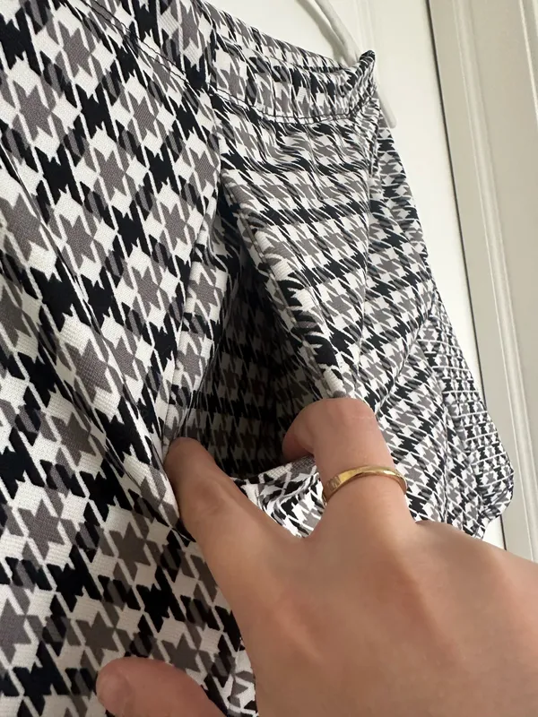 Houndstooth Skirt Multiple Size M - Image 2