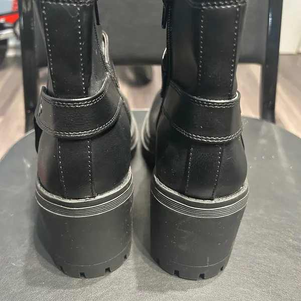 Sincerely Jules Black Combat Boots size 8 women’s - Image 4