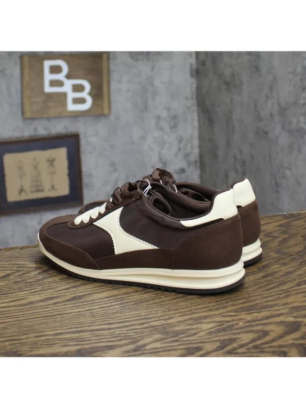 Universal Thread Skyler Jogger Sneakers Low Top Double Lace Chocolate Brown 7M - Image 2