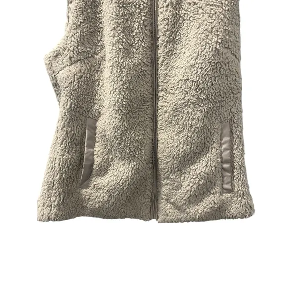 Patagonia El Cap Los Gatos Teddy Bear Vest Gray Size Small Women's Fleece Casual - Image 3