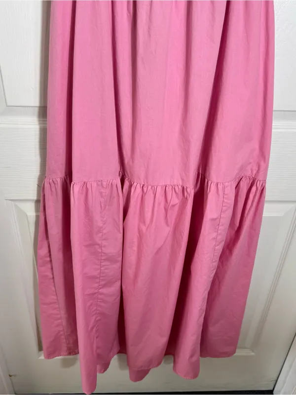 Abercrombie & Fitch Pink Open‎ Back Maxi Dress XLP Petite - Image 8