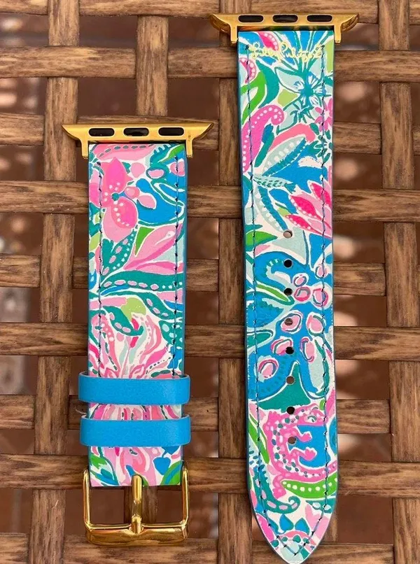 Lilly Pulitzer Golden Hour Apple Watch Band - Image 2