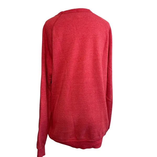 Alternative Apparel "Merry Merry Merry" Red Christmas Sweatshirt Size XL - Image 5