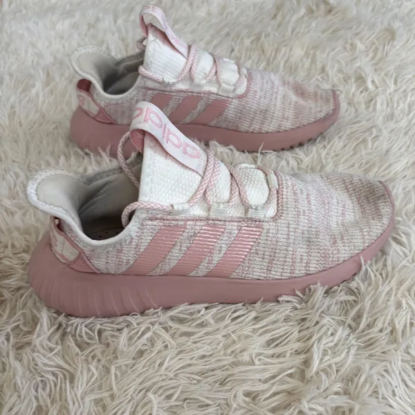 Adidas‎ Cloudfoam Pink White Running Athletic Shoes Sneakers Women's Size 8 - Image 3