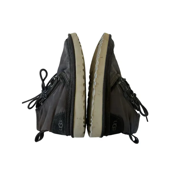 Ugg Neumal Zip Chukka Black Lace Up Zip Boots Zip US 5 Nylon Suede - Image 4