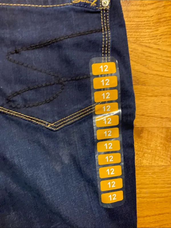 Seven7 Dark Indigo tummyless Jeans NWT size 12 women’s - Image 8