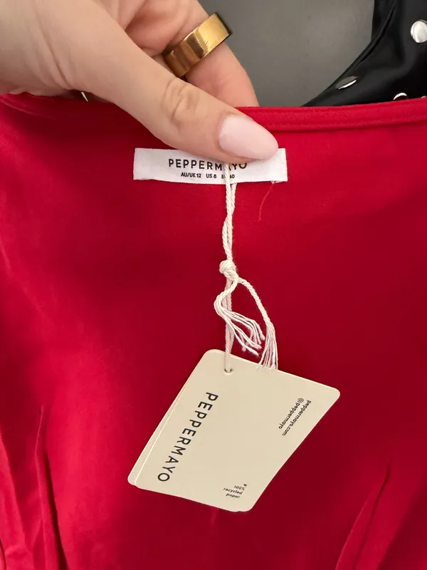 Peppermayo Red Mini Dress - Image 2