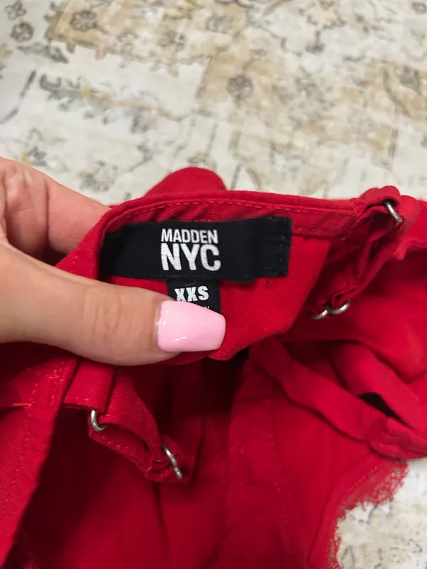 Madden Girl Red Corset top - Image 6