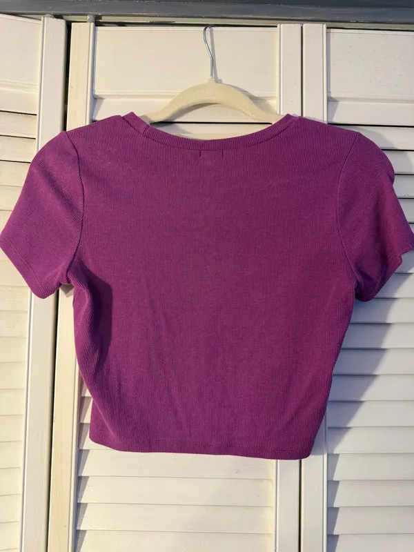 Magenta and Navy Garage Baby Tees - Image 2