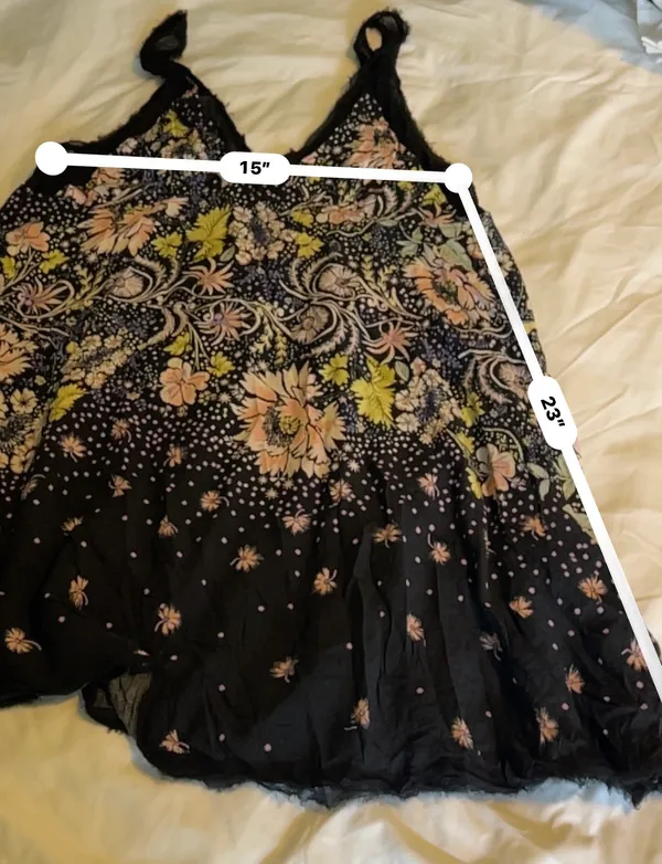 Gorgeous V Neck Floral Sleeveless Flare Mini Dress Black - Image 8