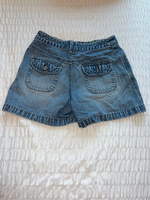 Sonoma Blue Denim High-Waist Shorts - Image 2