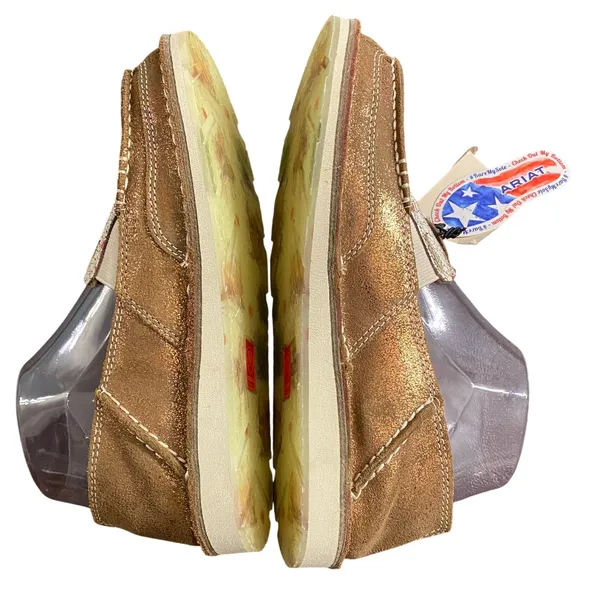 NWT Ariat x Sendero Cruiser Shoes 7 Copper Metallic Nueces Western Cowgirl Rodeo - Image 5