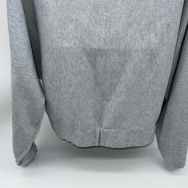 Zara Light Gray Off-the-Shoulder Sweater - Image 6