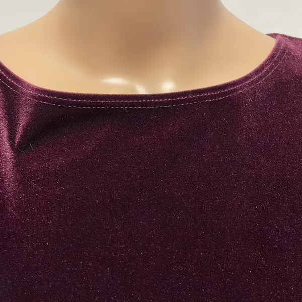 NWOT Chico’s Travelers Collection Velvet & Sequin Sideshift Tunic - Image 3