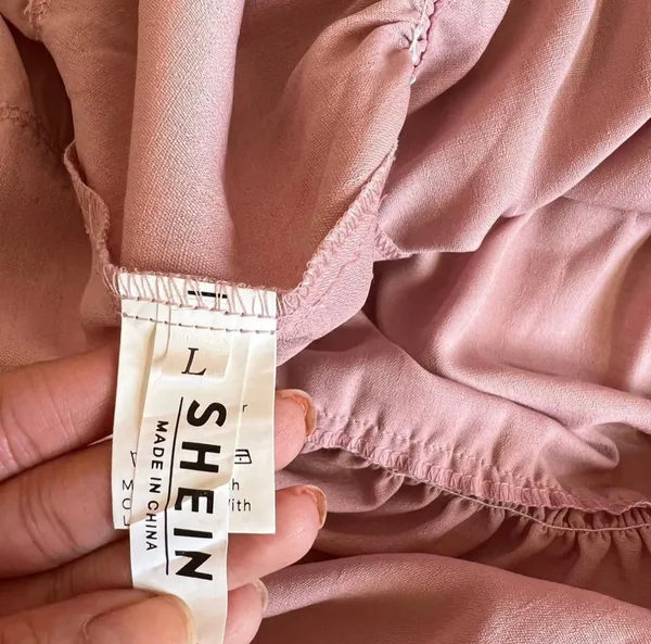 SheIn Pink Ruffle Valentine's Day Skirt Size Large - Image 6