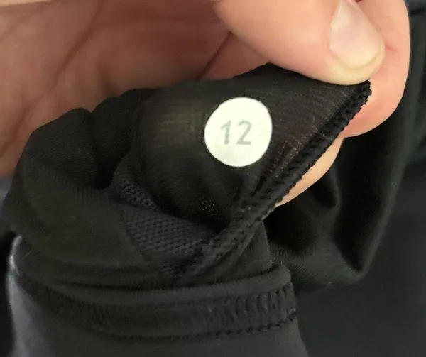lululemon black sheer strap bra tank top - Image 6