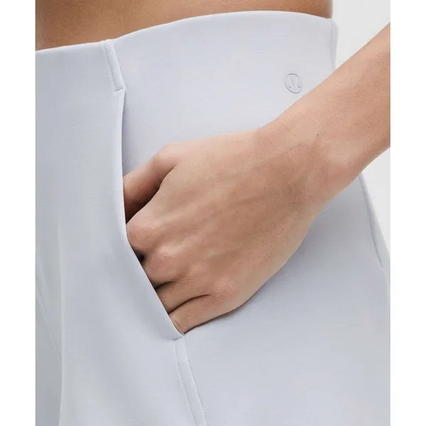 Lululemon Softstreme Kick-Flare Mid-Rise Short 4" Starch Blue Size 14 - Image 3