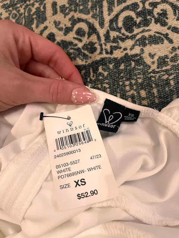 Windsor White mini dress - Image 3