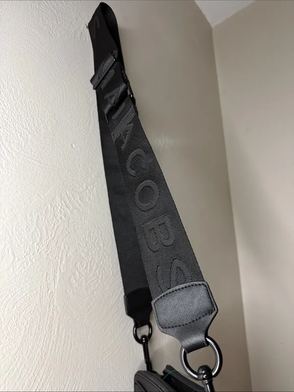 Marc Jacobs Snapshot DTM Black Leather Crossbody Camera Bag - Image 3