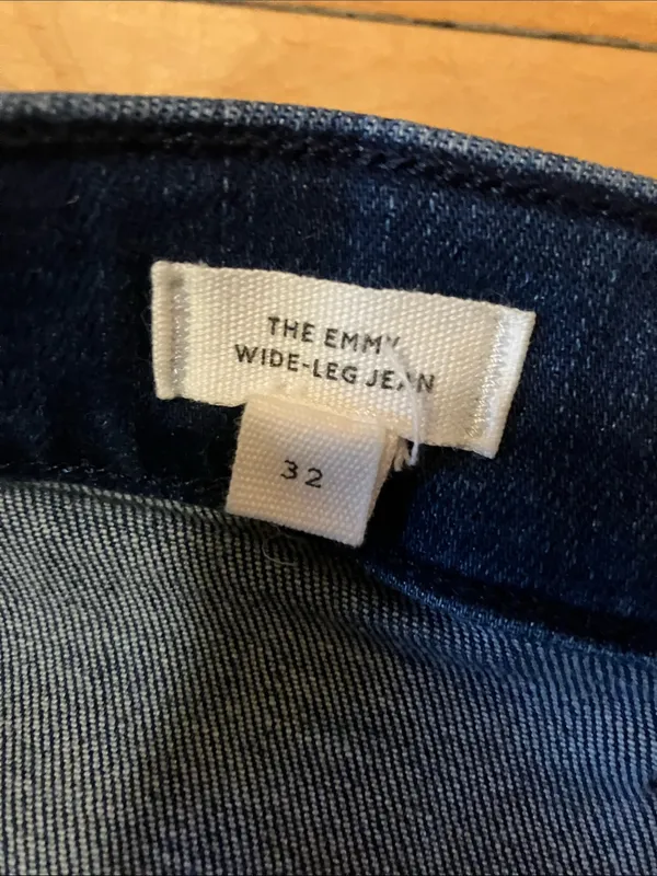 Madewell Emmy Wide-Leg Jeans Dark Wash Size 32 - Image 4