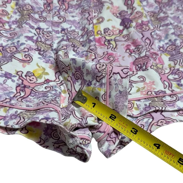 Roller Rabbit x LoveShackFancy Preppy Patchwork Polo Pajama‎ Set Dainty M - Image 10
