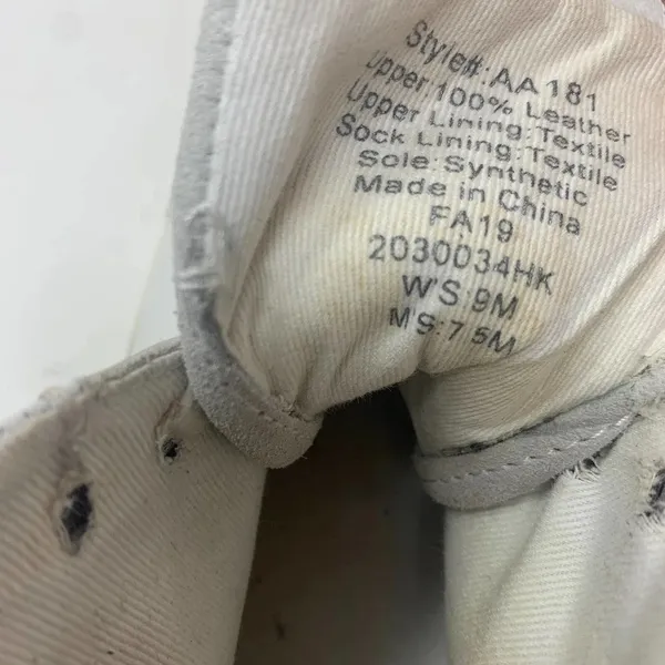 MADEWELL Sidewalk High-Top Sneakers Colorblock Leather White Brown Size‎ US 9 - Image 12