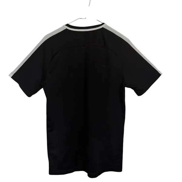 Nike Dri-Fit Women's Medium Black Short Sleeve Athletic T-Shirt‎ Crew Neck Logo - Image 5