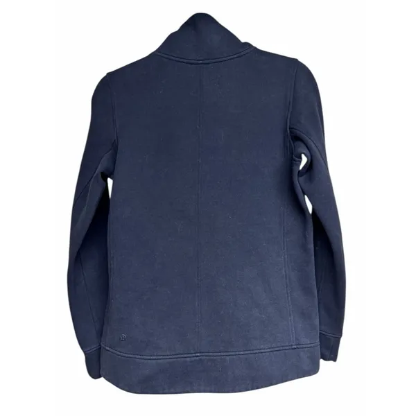Lululemon Fleece Be True Jacket Black Women's‎ Size 6 - Image 2