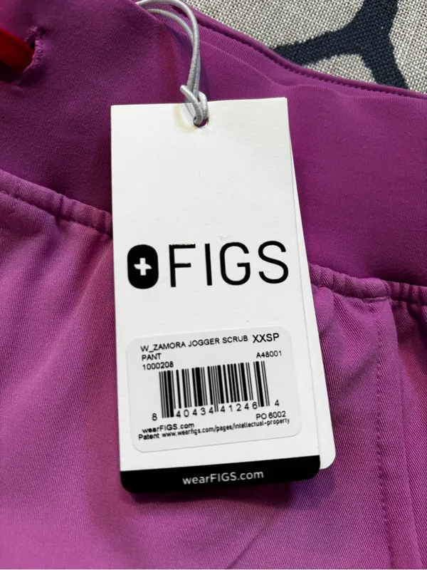 Figs Women’s Zamora Jogger Scrub Pants in Pink Cloud Size XXS/P NWT!!! - Image 6
