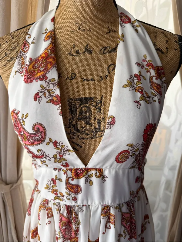 FOREVER 21 Paisley Halter Maxi Dress NWOT - Image 3